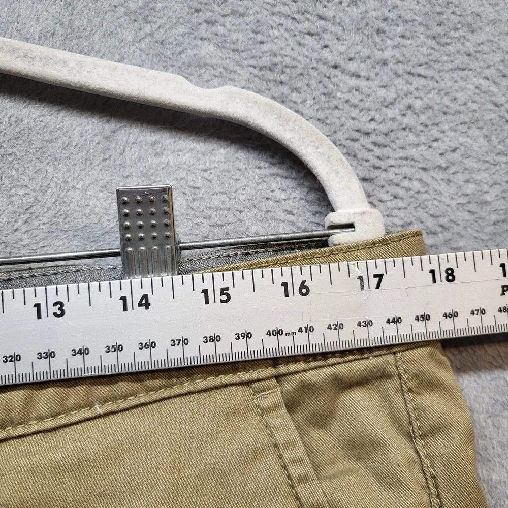 Quiksilver Men Shorts 34 Khaki Chino Twill Casual 9